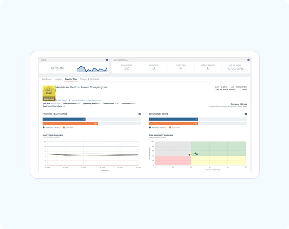 SpendHQ Risk Investments screenshot